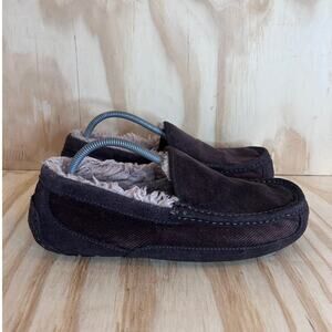 UGG - Ascot Cordury II - Slippers Moccasin - Brown - Men's - 11 - S/N 1125932